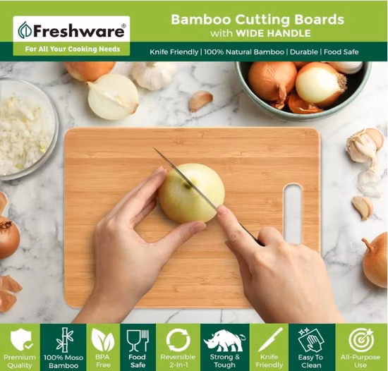Plastic Hygienic Cutting Excellent Cutting Bamboo Board for Fruits and Vegetables Catering 45*30cm Chopping Cheese Board