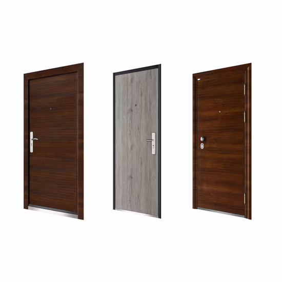 Modern Design Door Interior WPC Door Teak Wood Door Folding